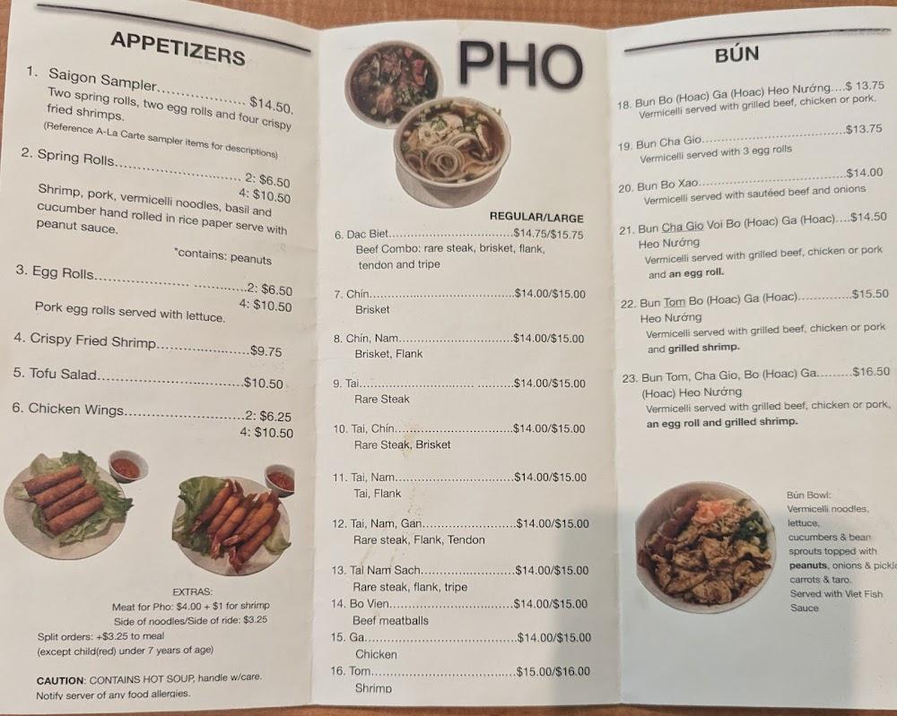 Saigon Noodle House Menu image 4